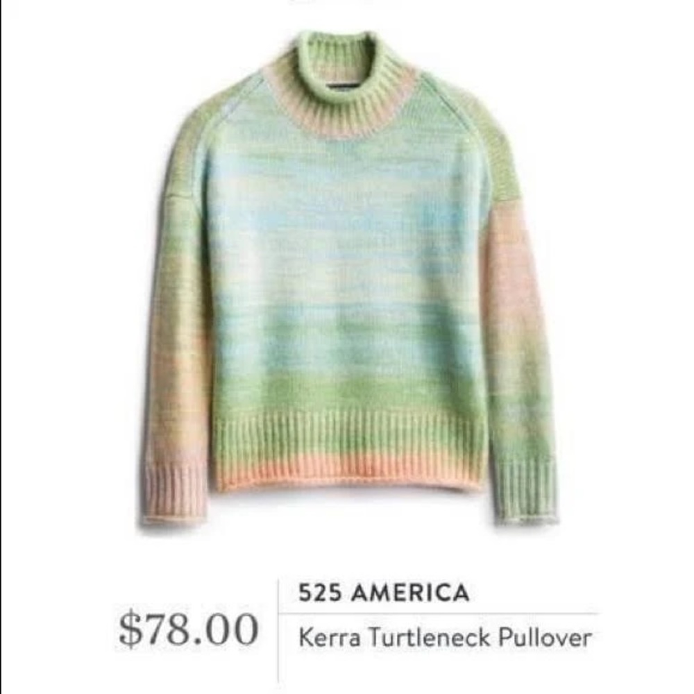 525 America Smock Turtleneck Sweater (NWT)